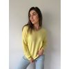 Svetr s krajkou žlutá