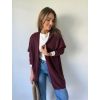 Cardigan cool bordó