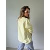 Basic mikina prodloužená žlutá