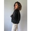 Koženková bunda Ubud černá