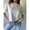 Basic triko short bílá