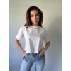 Basic triko short bílá