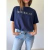 Triko Minimalist navy