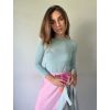 Triko s kašmírem baby modrá