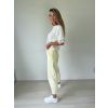 Boho triko s krajkou bílá