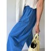 Balonové kalhoty modrá