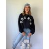 Mikina DOG MOM navy