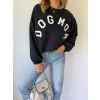 Mikina DOG MOM navy