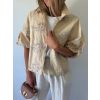 Bomber fleur creme