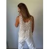 Boho halenka creme