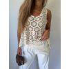 Boho halenka creme