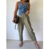 Kalhoty Claude khaki