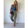 Kalhoty Claude khaki