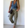 Kalhoty Claude khaki