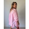 Košile mušelín OVERSIZE baby pink