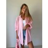 Košile mušelín OVERSIZE baby pink