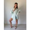 Košile mušelín OVERSIZE baby mint