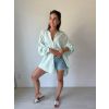 Košile mušelín OVERSIZE baby mint