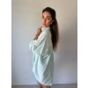 Košile mušelín OVERSIZE baby mint