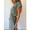 Šaty Basic khaki
