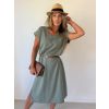 Šaty Basic khaki