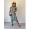 Šaty Basic khaki