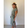 Šaty Basic khaki