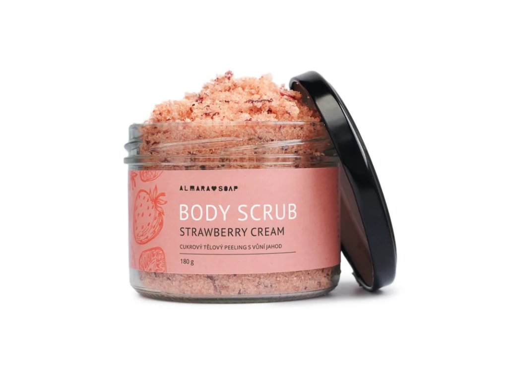 dv as body scrub strawberry crea