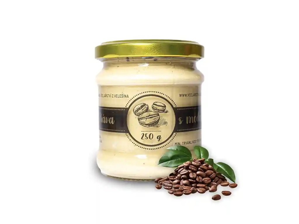 produkt ochuceny med kava 250g