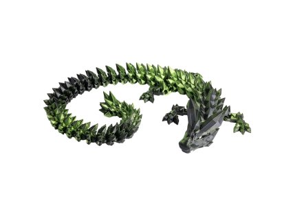 Krystalový dračí dospělák - Černo-zelená