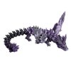 Okřídlený krystalový dračí dospělák - Černo-fialová