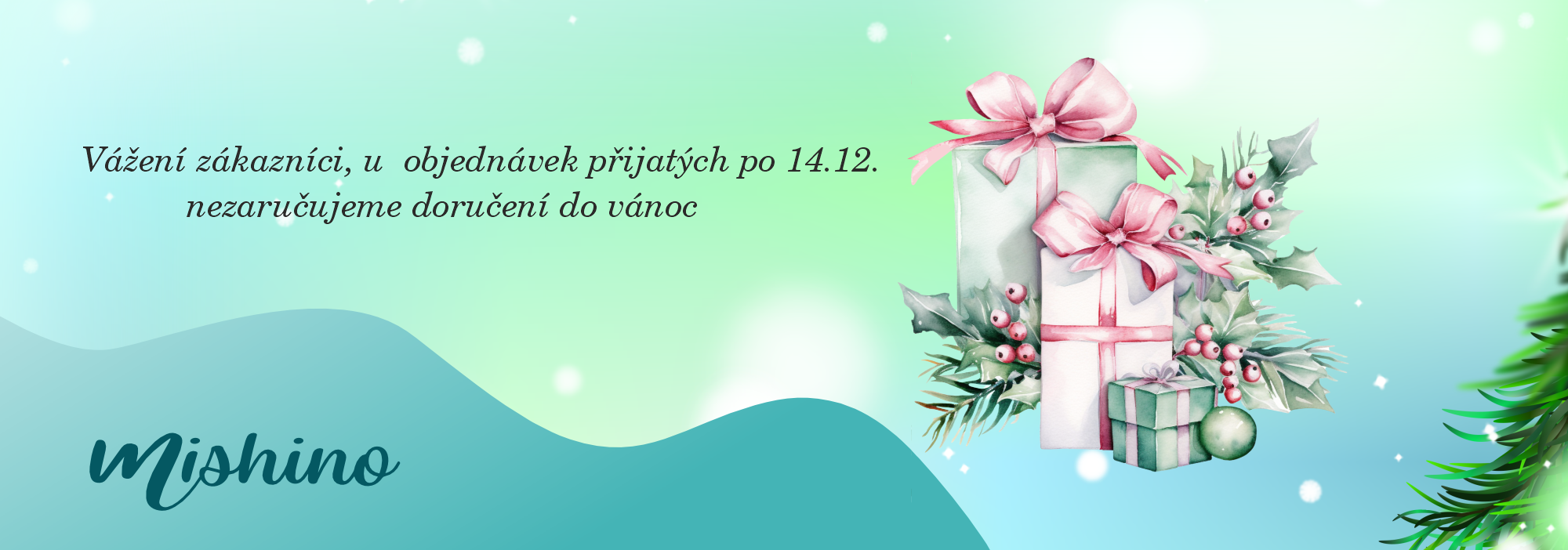 vánoční dodání