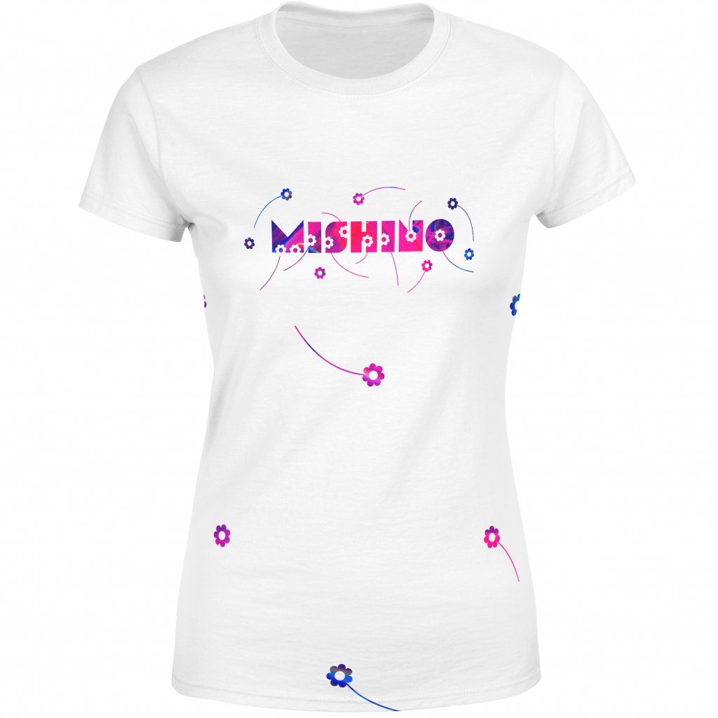 913016 1 dámské funkční tričko Mishino květy listy fialova PD2
