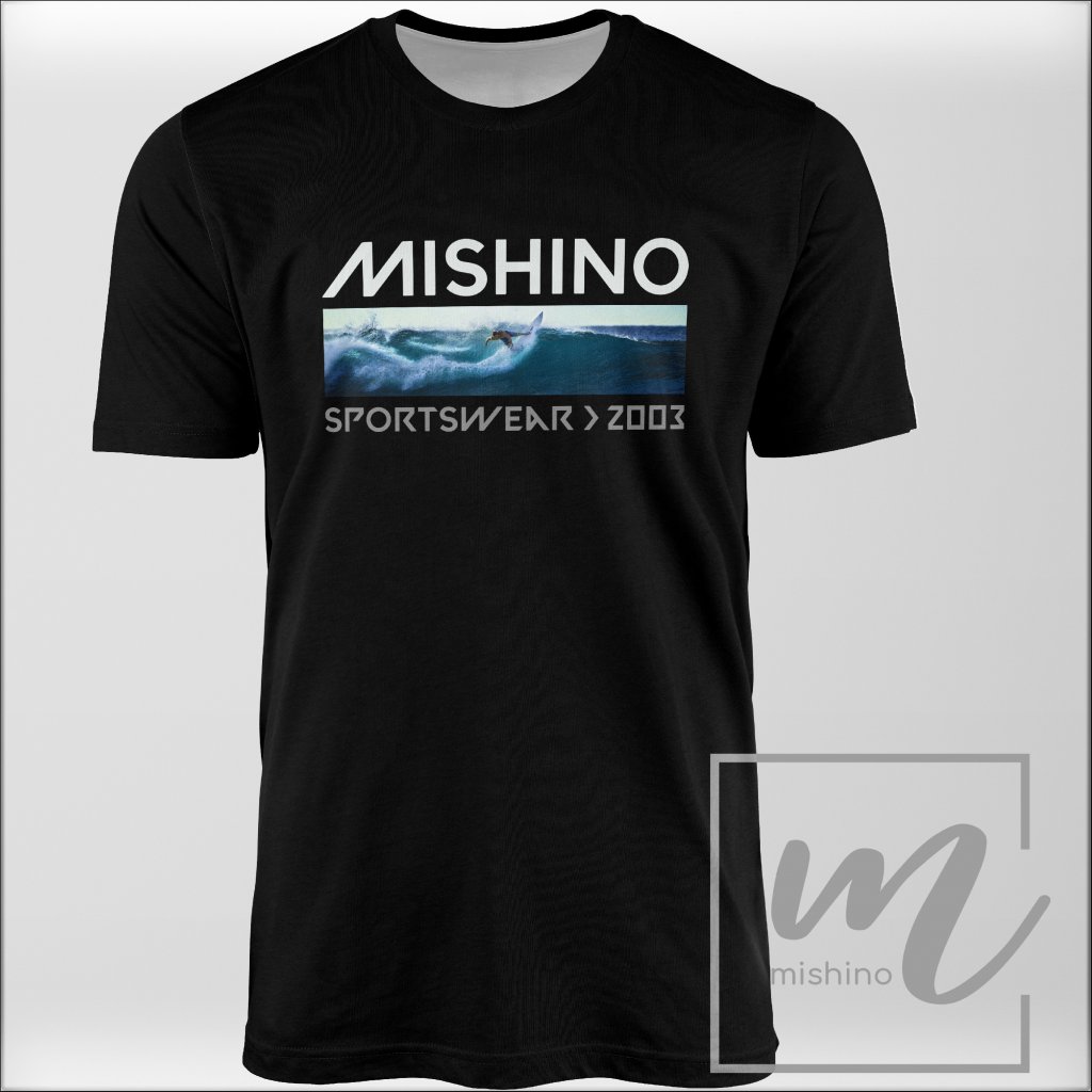 904017 2 pánské funkční tričko Mishino photo surf na černé PD