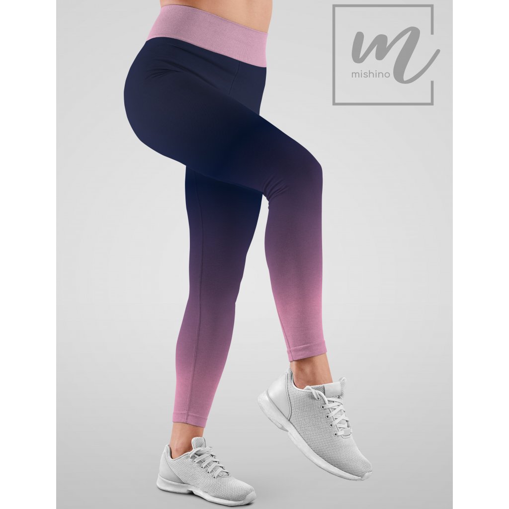 901023 legíny MISHINO Blue Pink