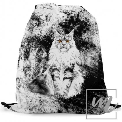 450131 vak na záda šablona 2023 vzor kočka mock up