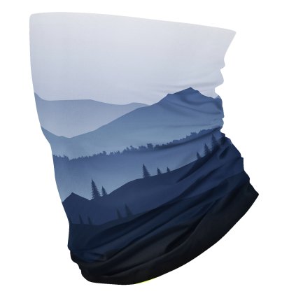 907057 nákrčník Mountain II modrá mock up