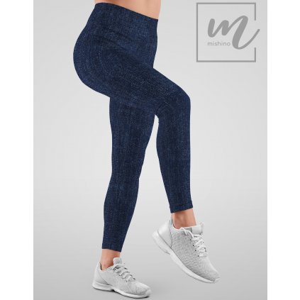 901072 legíny MISHINO denim riflovina modrá 766007