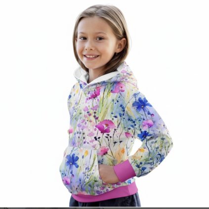 dívčí mikina Mishino Květinová louka