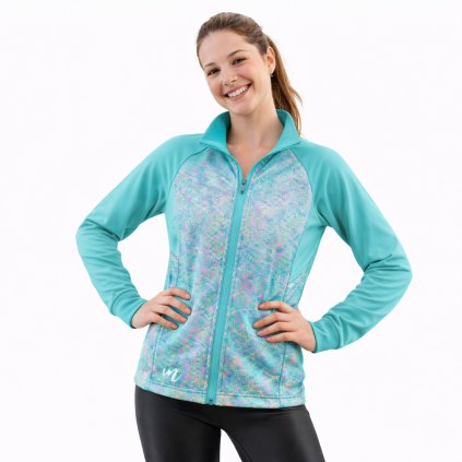 903005 dámská mikina LISA vzor 709054 Perleťová harmonie 5