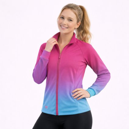 903009 dámská mikina LISA PD vzor 780508 Růžová laguna 8