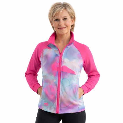 903018 dámská mikina LISA vzor 710081 2 Růžová aura (5)