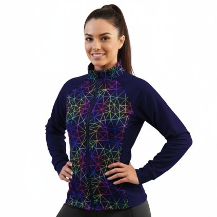 903020 dámská mikina LISA vzor 756041 Noční spektrum (1)