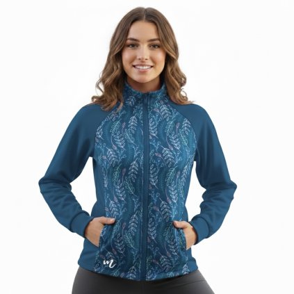 903031 dámská mikina LISA PD vzor 726305 Lesní záře (1)