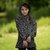 915012 dětská bunda MISHINO leopard barevný na šedé 764205 slečna pozadí