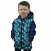 922033 softshellová dětská bunda Mishino galaxie modrozelená 76004 mladší