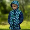 922033 softshellová dětská bunda Mishino galaxie modrozelená 76004 starší pozadí