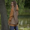 902014 dámská mikina ELIS bez kapsy vzor 764202 leopard hnědý NEW pozadí ZADNÍ