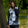 902018 dámská mikina ELIS bez kapsy vzor kočka NEW pozadí PŘEDNÍ