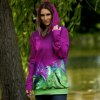 902020 dámská mikina ELIS bez kapsy vzor růžovozelená NEW mockup pozadní PŘEDNÍ